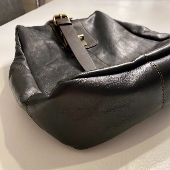 NWT Chiarugi Italy Italian Handmade Leather Men's Unisex Travel Backpack Bag‎ - Picture 8 of 14